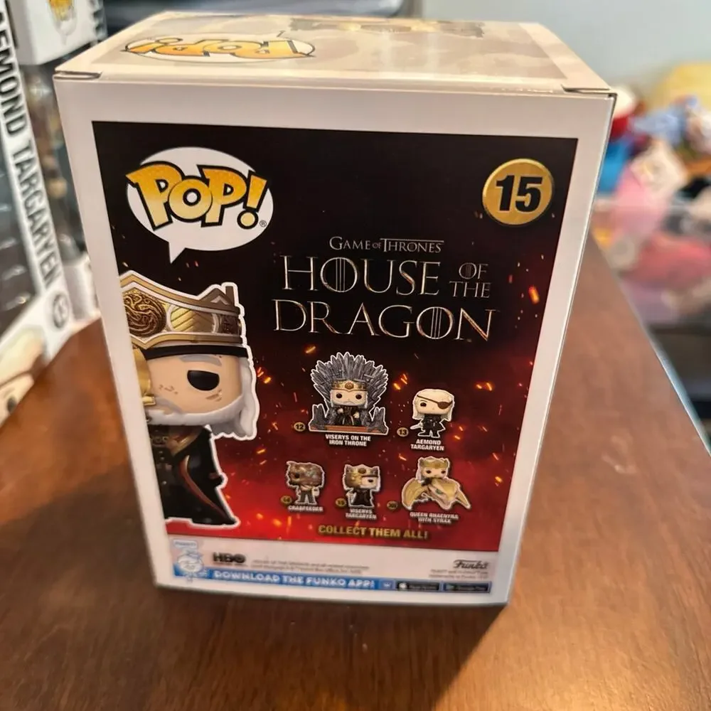 Viserys Targaryen Funko Pop 15 (Listing #1) - Picture 3 of 6